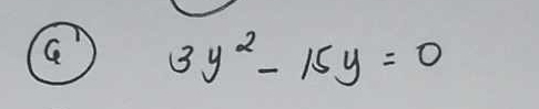 3y^2-15y=0