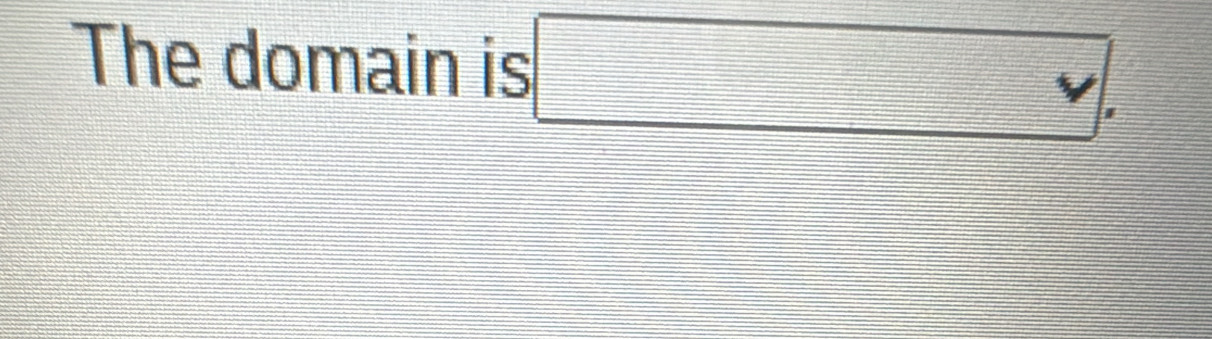 The domain is □.