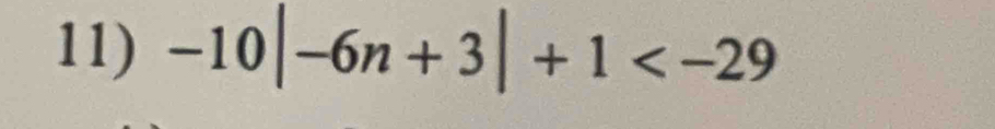 -10|-6n+3|+1