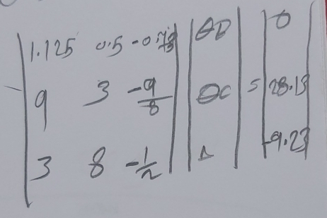 beginvmatrix 100 9&3&-1 3&8&-1 3x&beginvmatrix 1 3&100 1beginbmatrix 0 100 10endbmatrix