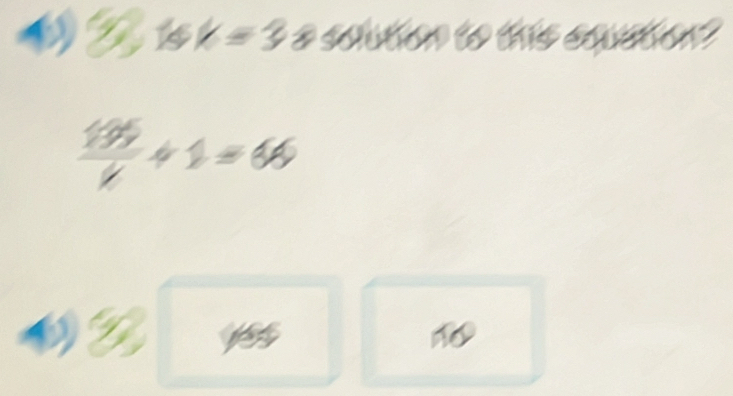 k=3 a soution to this eaustion
 1365/y=66 