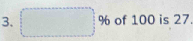 square 20° of 100 is 27.