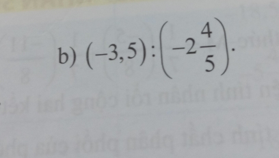 (-3,5):(-2 4/5 ).