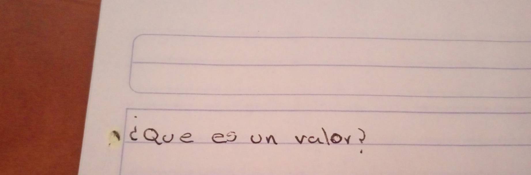 dave es un valor?