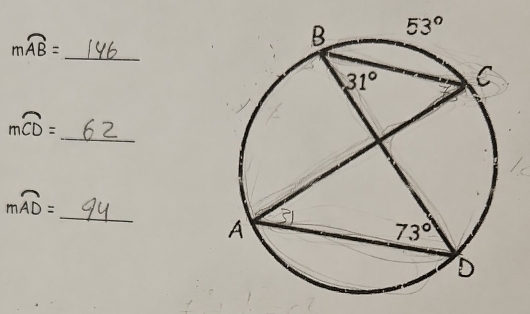 mwidehat AB=
_ mwidehat CD=
moverline AD=
_