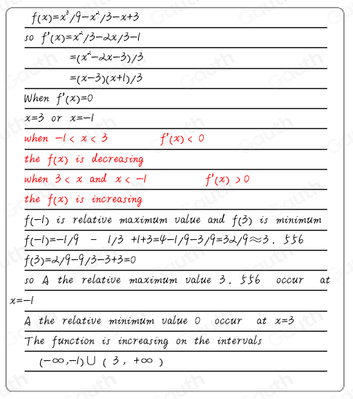 Solved: Using the graph, determine any relative maxima or minima of the ...