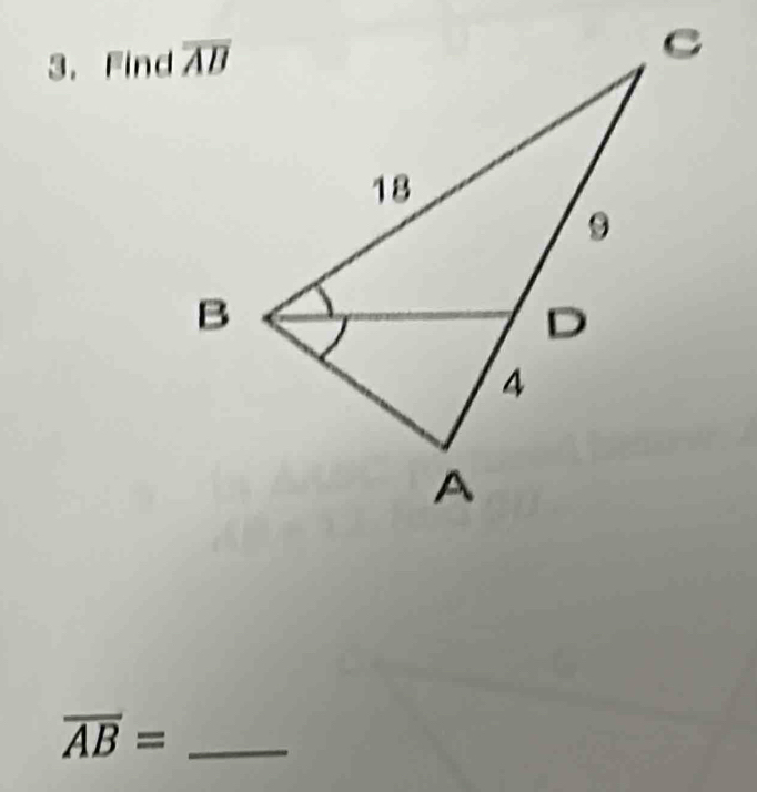 Find
_ overline AB=