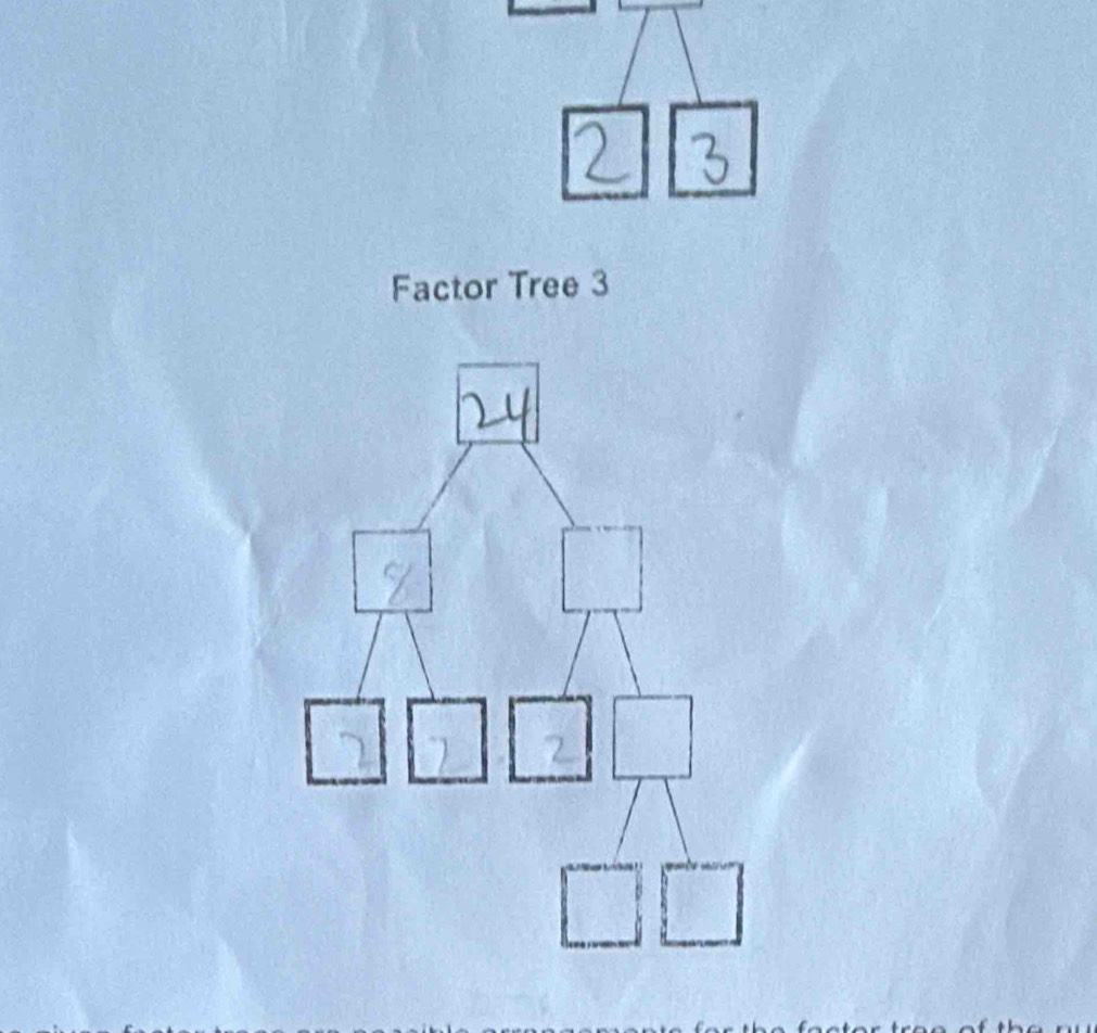 Factor Tree 3