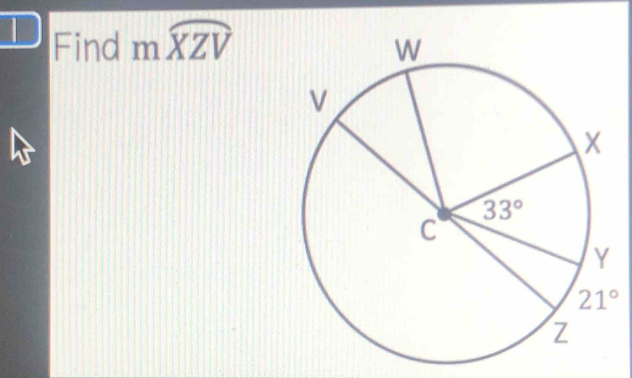 Find mwidehat XZV