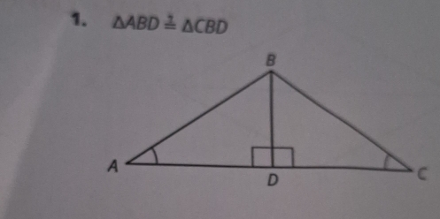 △ ABD≌ △ CBD