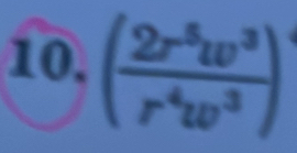 ( 2r^5w^3/r^4w^3 )