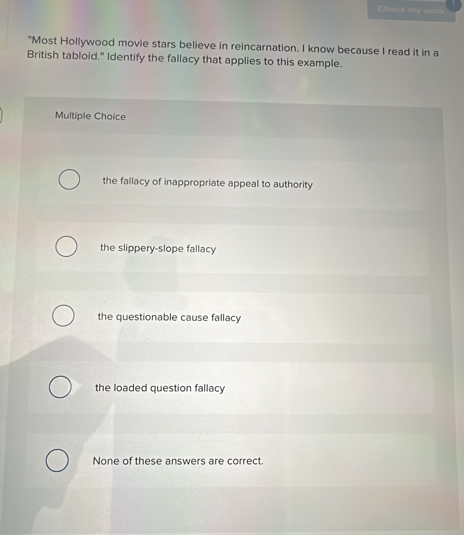 Solved: Check my wark 