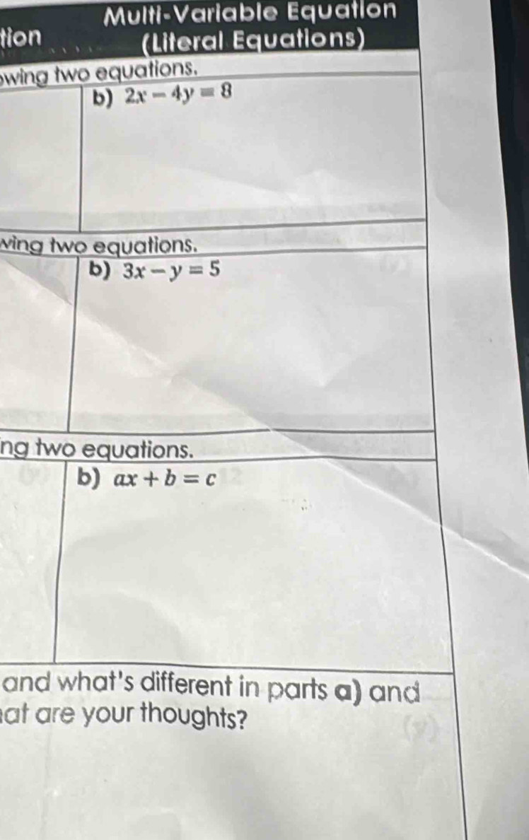 Multi-Variable Equation
tion al Equations)
wing
wing
ng t
and
at