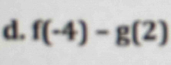 f(-4)-g(2)