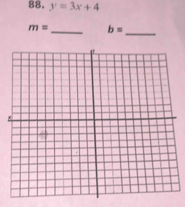 y=3x+4
m=
_ 
_ b=