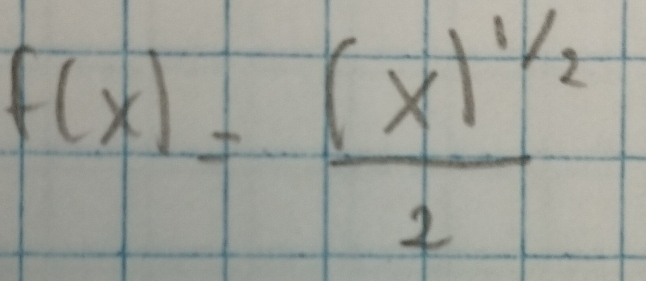 f(x)=frac (x)^1/22