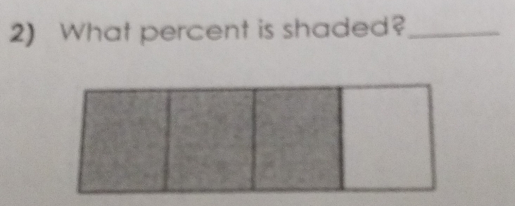 What percent is shaded?_