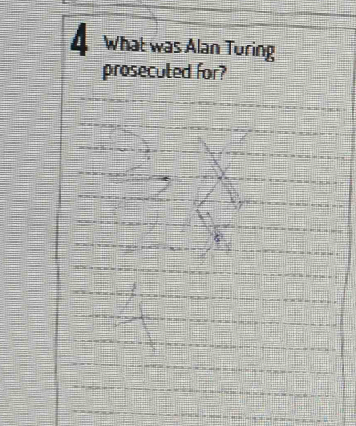 What was Alan Turing 
prosecuted for?