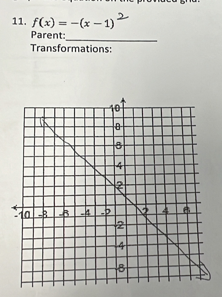 f(x)=-(x-1)
_ 
Parent: 
Transformations: