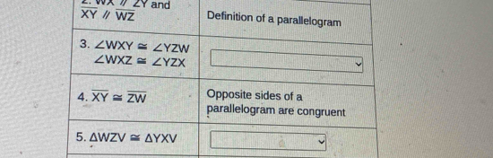 WXparallel ∠ Y and