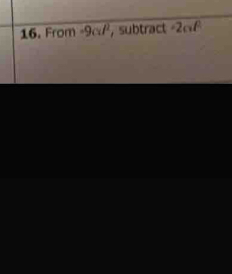 From -9cul^2 , subtract -2cul^2