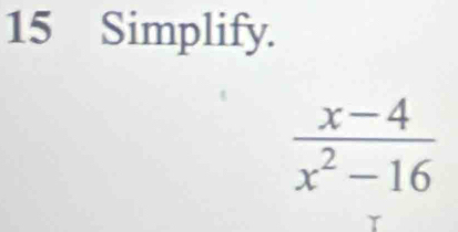 Simplify.