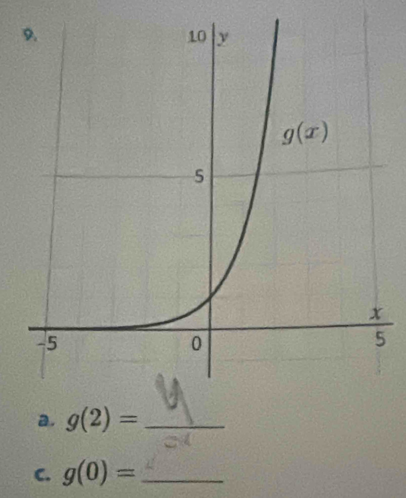 g(2)= _
C. g(0)= _