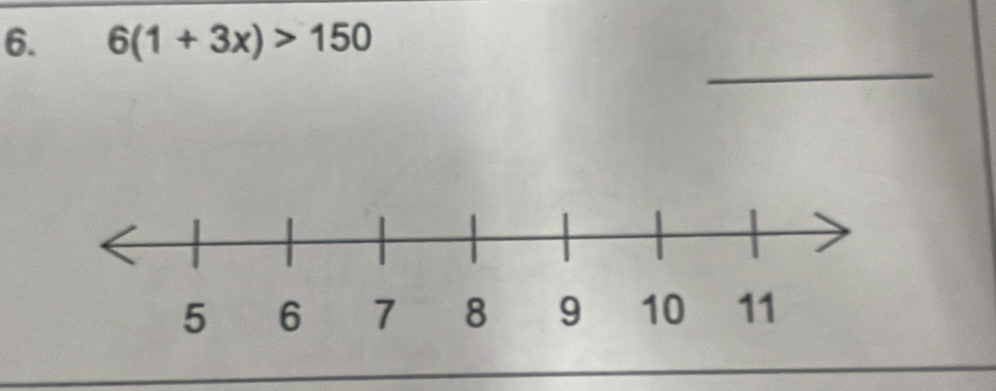 6(1+3x)>150
_