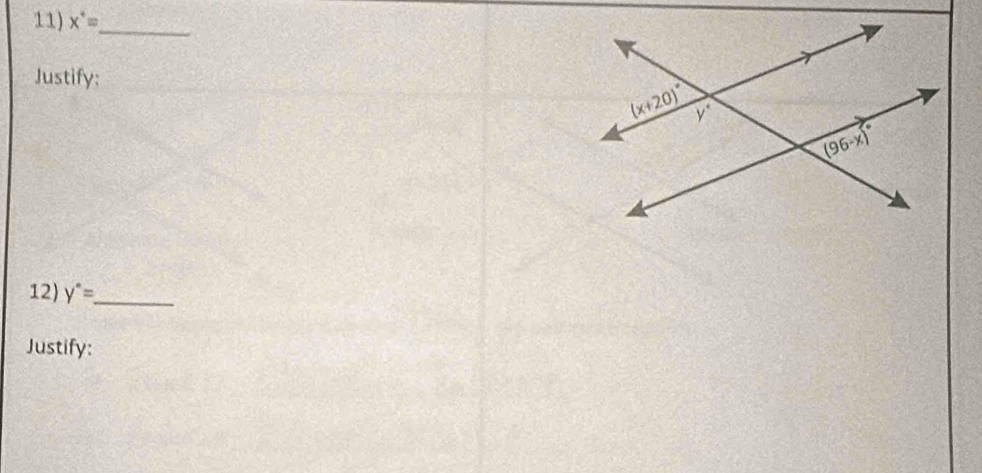 x^(·)=
_
Justify:
12) y°= _
Justify: