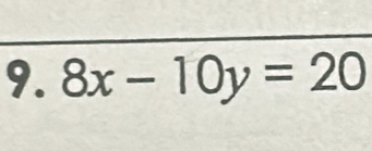 8x-10y=20