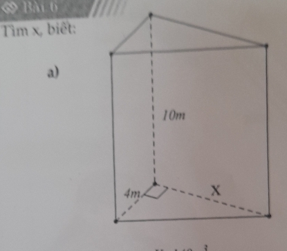 ớ Bài 6 
Tìm x, biết: 
a)