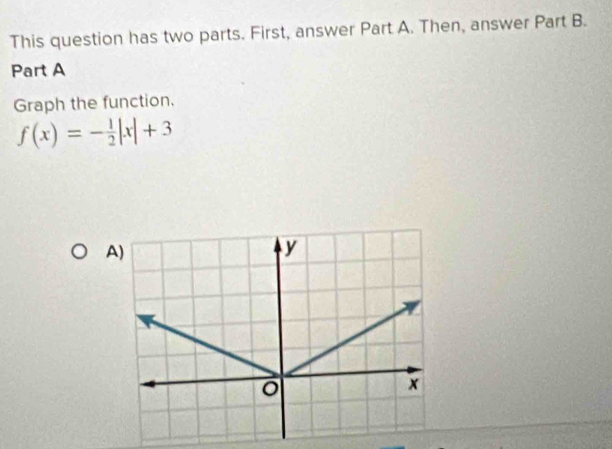 Solved: This question has two parts. First, answer Part A. Then, answer ...