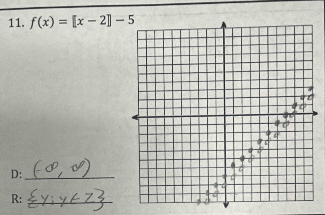 f(x)=[[x-2]]-5
D:_ 
R:_