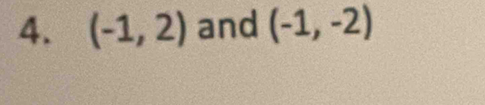 (-1,2) and (-1,-2)