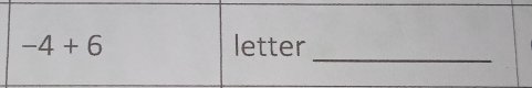 -4+6 letter