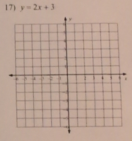 y=2x+3