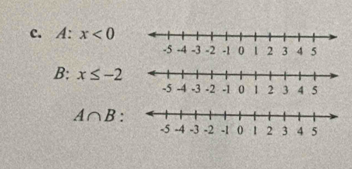 A:x<0</tex> 
B: x≤ -2
A∩ B.