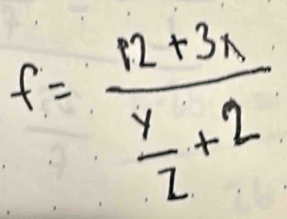 f=frac 12+3n y/2 +2