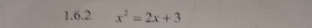 x^2=2x+3