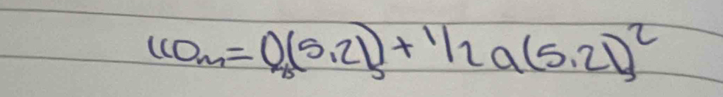 (10_m=(5.21))+1/2a(5.21)^2