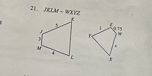 JKLM ~ WXYZ
?