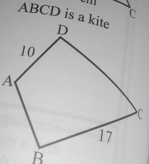 ABCD is a kite