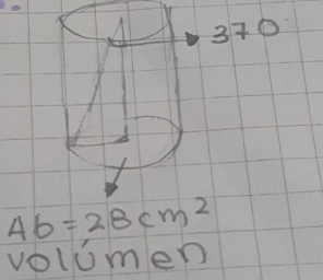 370
46=28cm^2
volcmen