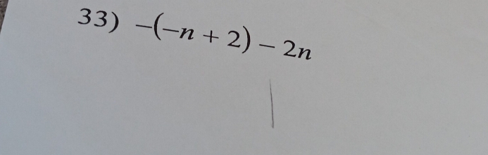 -(-n+2)-2n