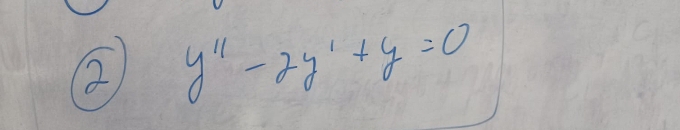 2 y''-2y'+y=0