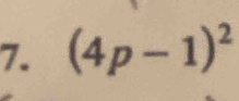 (4p-1)^2