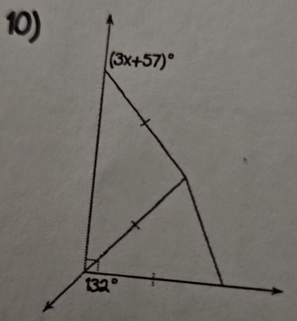 (3x+57)^circ 
132° :