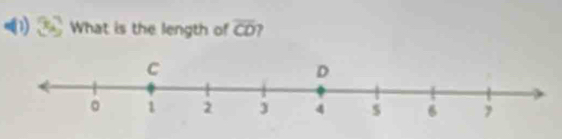 What is the length of overline CD