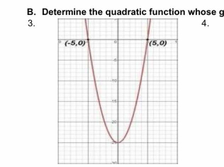 Determine the quadratic function whose g
3.
4.