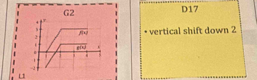 G2
D17
vertical shift down 2
L1